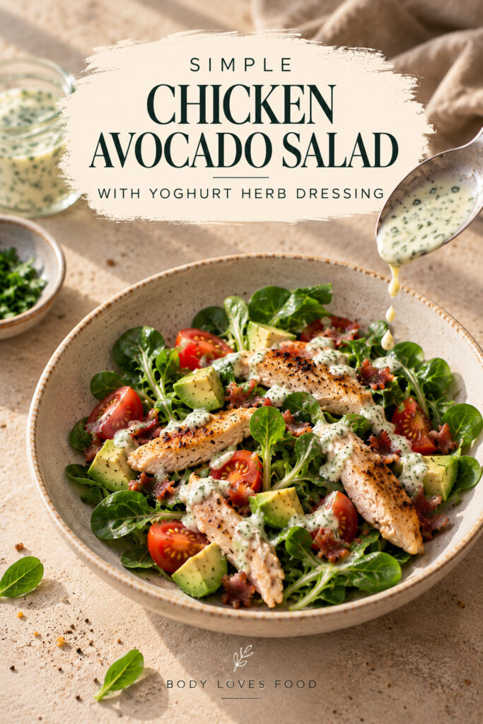 chicken avocado salad
