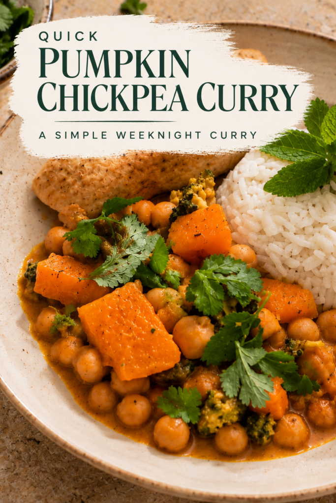 pumpkin chickpea curry