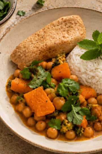 pumpkin chickpea curry