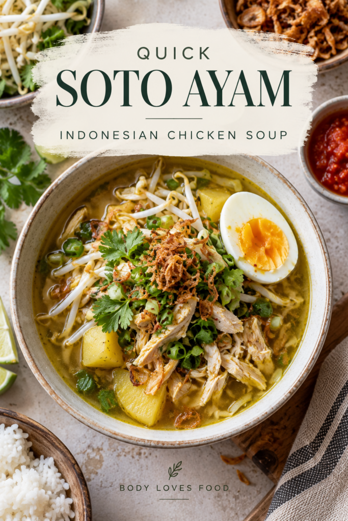 Soto ayam soup