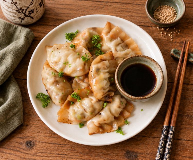 Vegetarian gyoza