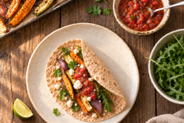 Vegetable fajitas