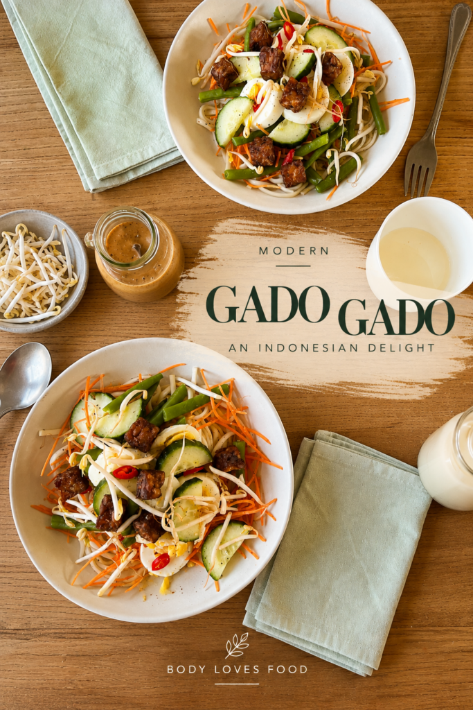 modern gado gado, an indonesian delight