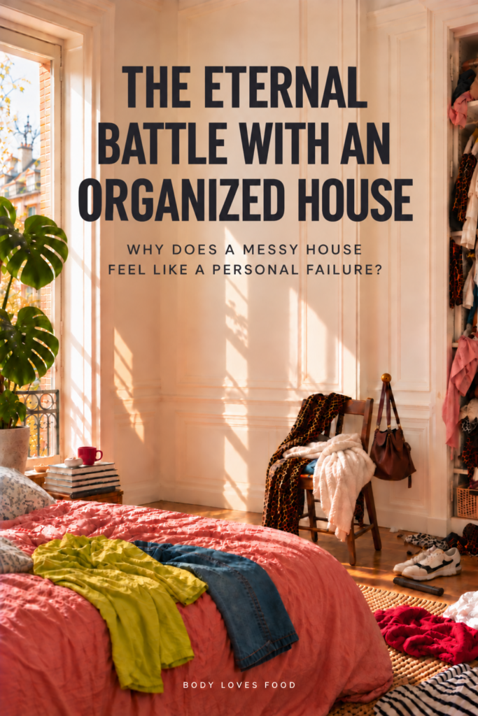 Messy house, eternal battle with an organized house
