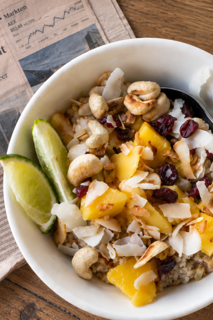 Coconut Quinoa breakfast