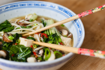 vegan mushroom ramen
