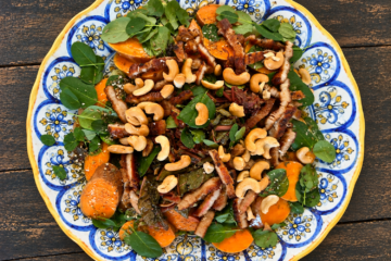 crispy pork sweet potato